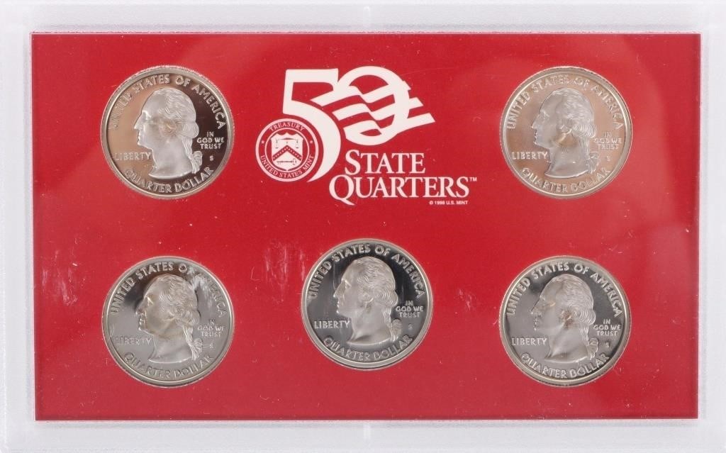 FINE SILVER ASSORTED U.S. PROOF COIN SETS - (3) - 3