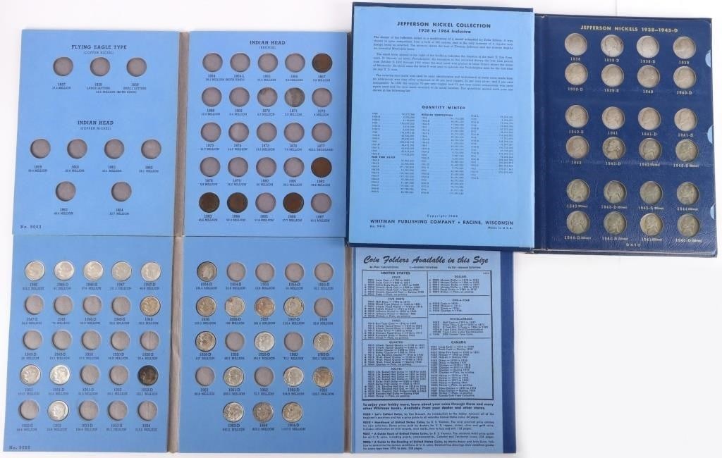 ASSORTED U.S. COINAGE BOOKS MOSTLY/FULL FILLED-(3) (1 of 5)