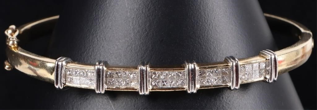 2CTW DIAMONDS KAY 14K YELLOW GOLD BRACELET (1 of 8)