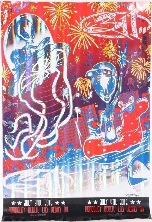 MUNK ONE 311 RAINBOW FOIL MANDALAY BEACH LV POSTER (1 of 6)