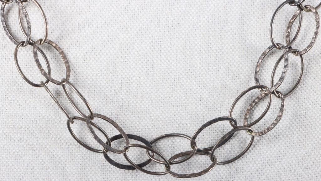 STERLING SILVER CHAIN NECKLACE 44.39 GRAMS 48' (1 of 3)