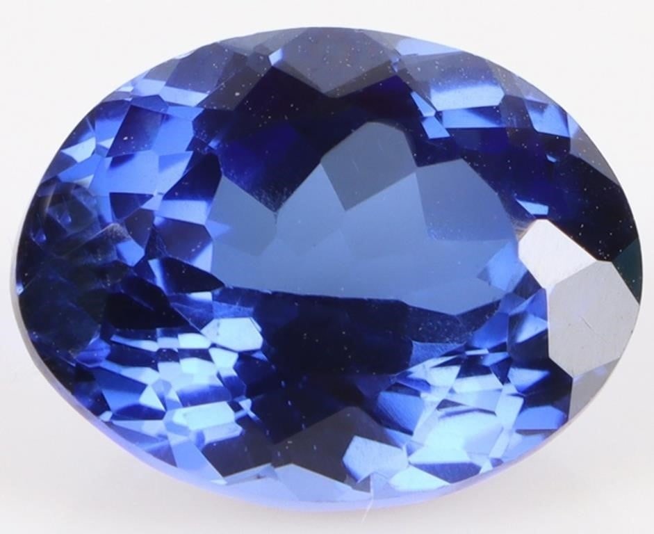 8.80CT OVAL BLUE SAPPHIRE LOOSE GEMSTONE (1 of 3)
