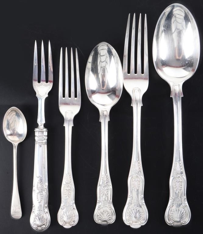 FRANCIS HIGGINS STERLING SILVER UTENSILS LOT OF 6 (1 of 6)