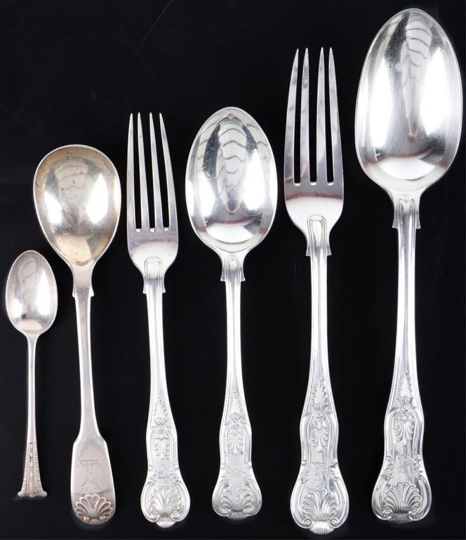 FRANCIS HIGGINS STERLING SILVER UTENSILS LOT OF 6 (1 of 6)