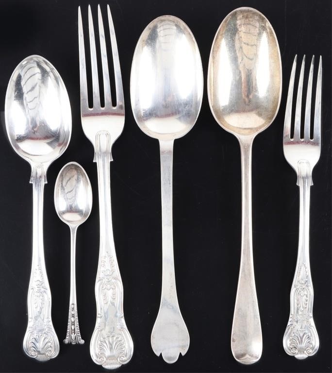 FRANCIS HIGGINS STERLING SILVER UTENSILS LOT OF 6 (1 of 6)
