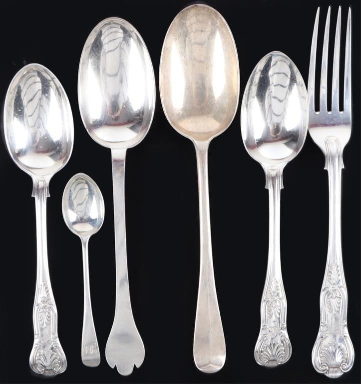FRANCIS HIGGINS STERLING SILVER UTENSILS LOT OF 6 (1 of 6)