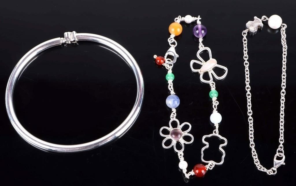 TOUS DESIGNER STERLING SILVER LADIES BRACELETS (1 of 7)
