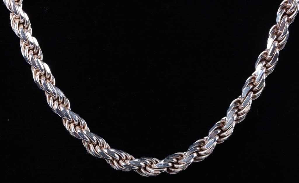 RADIANT STERLING SILVER CHAIN LADIES NECKLACE (1 of 3)