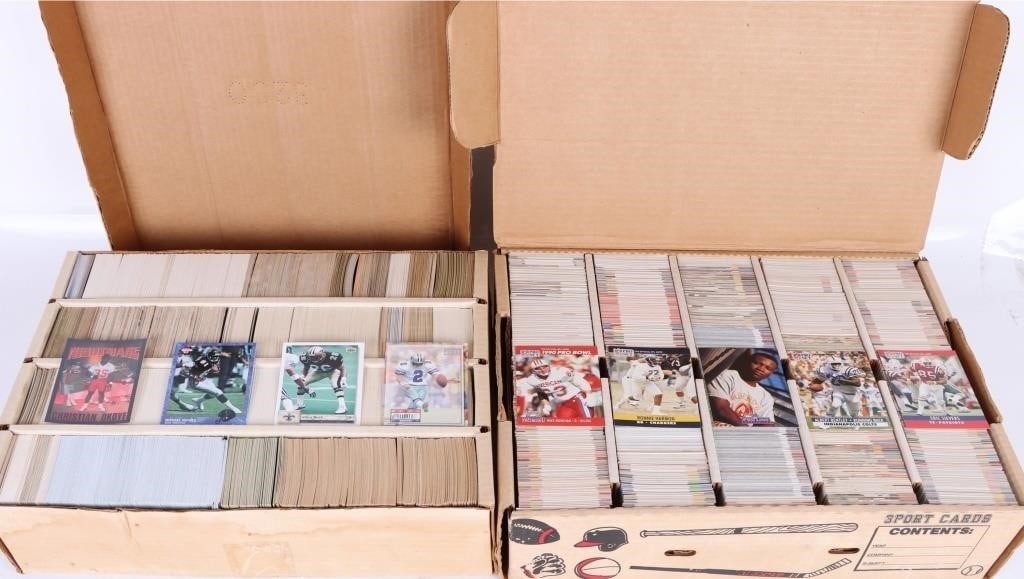 NFL FOOTBALL ASSORTED CARD SETS - (3) (1 of 3)