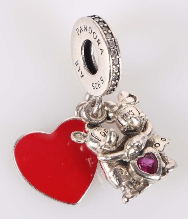 PANDORA DISNEY RUBY STERLING SILVER CHARMS (1 of 2)
