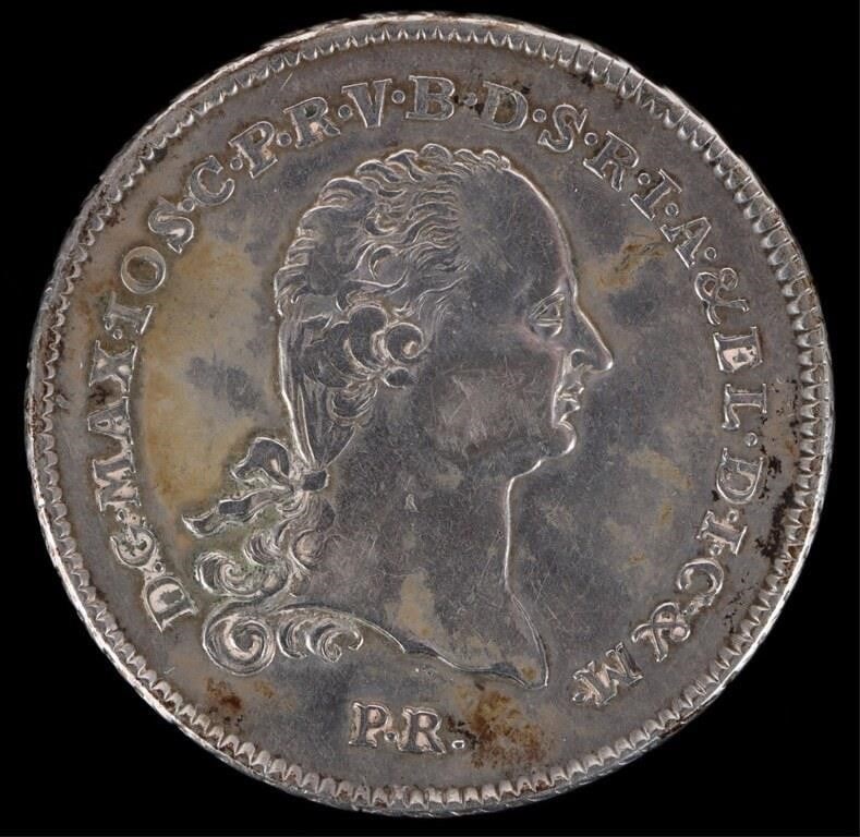 1802 PR MAXIMILIAN IV 75% SILVER 1 THALER (1 of 2)