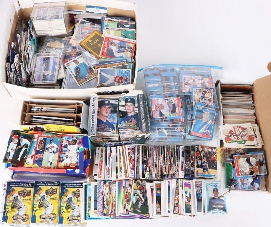 ASSORTED 1980'S-2000'S BASEBALL CARDS ~3500 (1 of 4)