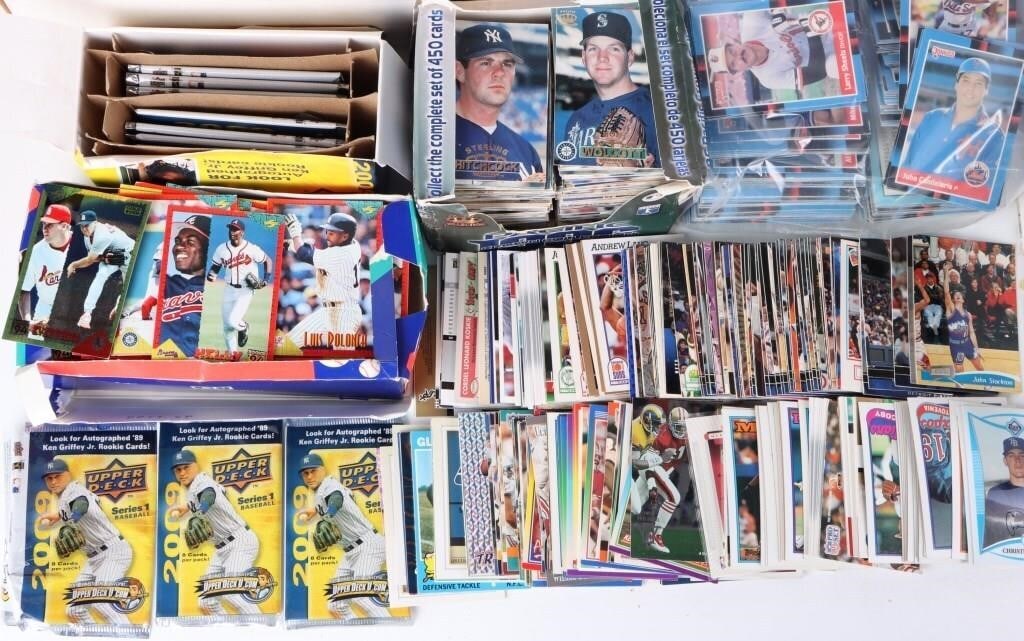 ASSORTED 1980'S-2000'S BASEBALL CARDS ~3500 - 2