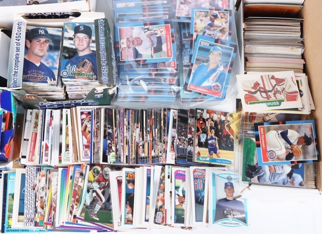 ASSORTED 1980'S-2000'S BASEBALL CARDS ~3500 - 3