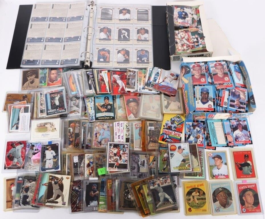 ASSORTED 1950'S-2000'S BASEBALL CARDS ~1000 (1 of 8)