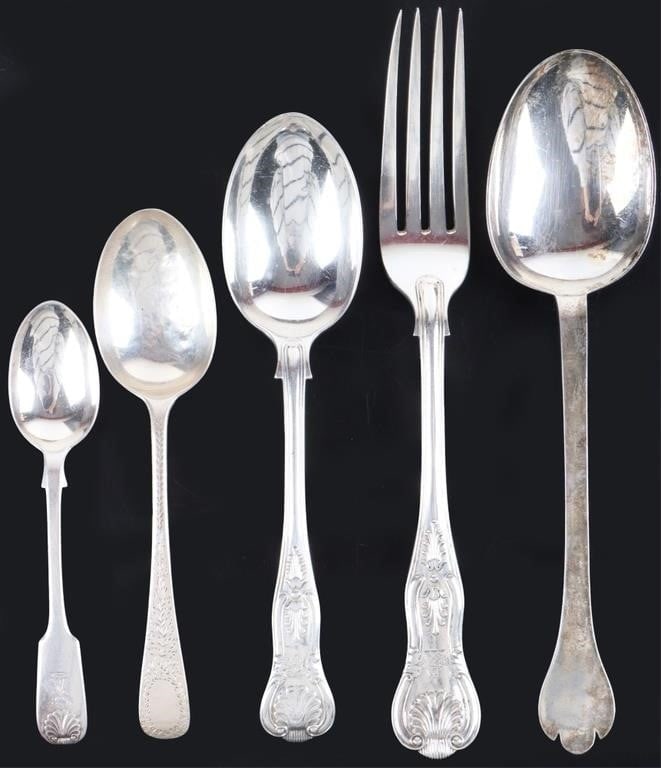 FRANCIS HIGGINS STERLING SILVER UTENSILS LOT OF 5 (1 of 5)