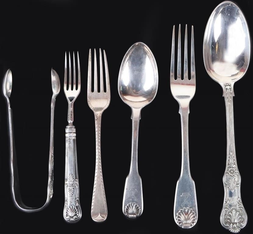 FRANCIS HIGGINS STERLING SILVER UTENSILS LOT OF 6 (1 of 8)