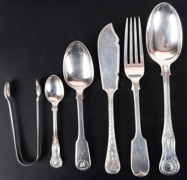 FRANCIS HIGGINS STERLING SILVER UTENSILS LOT OF 6 (1 of 6)