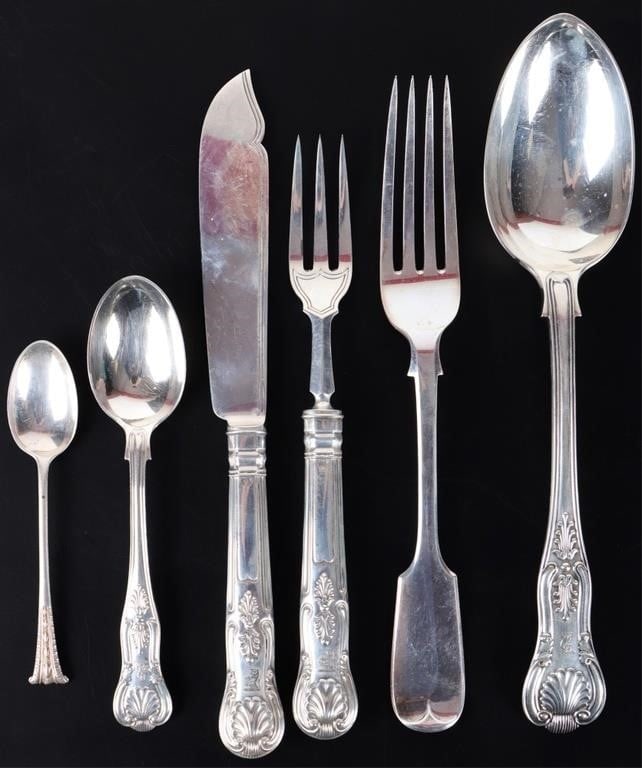 FRANCIS HIGGINS STERLING SILVER UTENSILS LOT OF 6 (1 of 8)