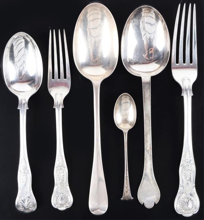 FRANCIS HIGGINS STERLING SILVER UTENSILS LOT OF 6 (1 of 6)