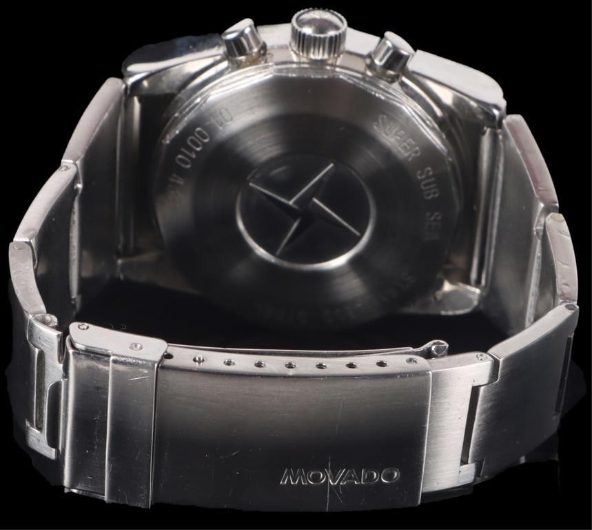 MOVADO ASTRONIC HS 360 AUTO TRIPLE DATE MENS WATCH - 4