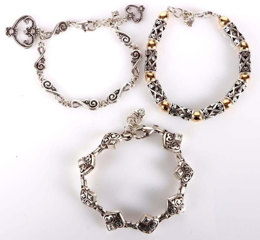 BRIGHTON LADIES FASHION BRACELETS LOT OF 3 (1 of 4)