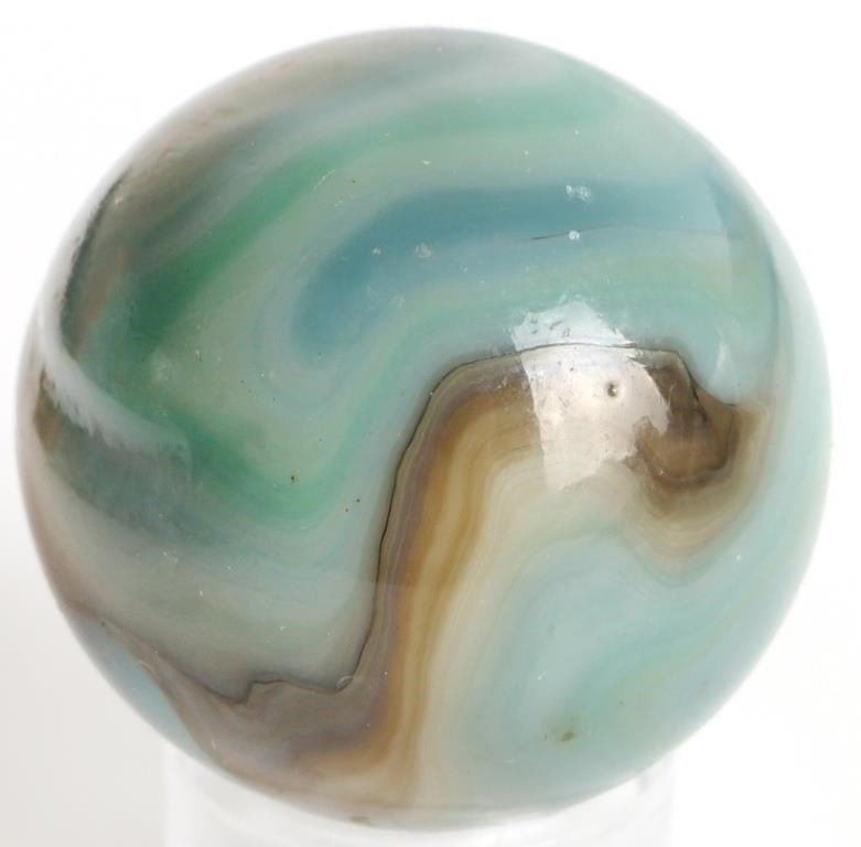 HANDMADE MULTI-COLORED AGATE MARBLES 1.0' (7) - 3