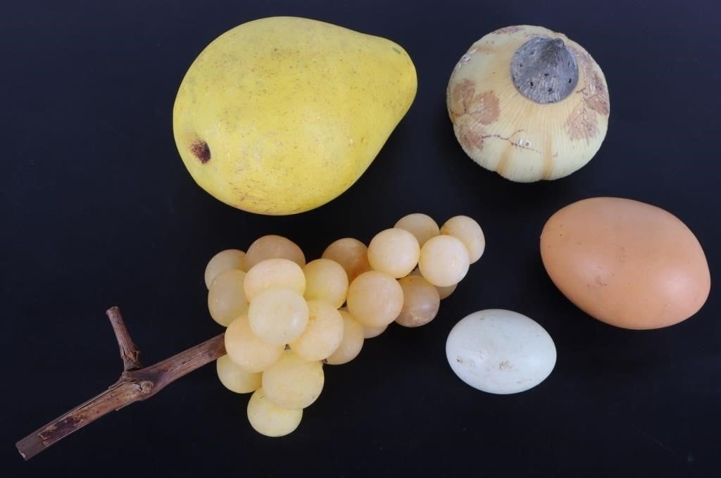 VINTAGE FRUIT DECOR ALABASTER & MT WASH LOT--5 (1 of 6)