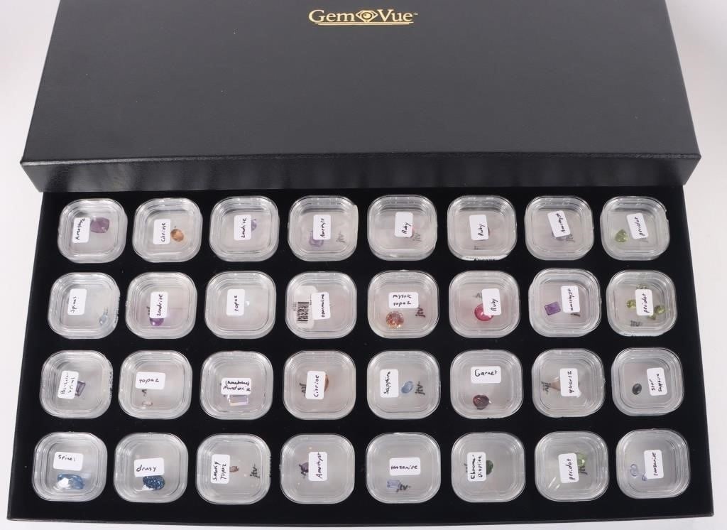 ASSORTED SEMI-PRECIOUS LOOSE GEMSTONES LOT OF 32: Assorted semi-precious loose gemstones lot of 32 to include highlights of star sapphire, ruby, tanzanite, ametrine, bi-colored spinel, mystic topaz and more. All stones tested based on their thermal r