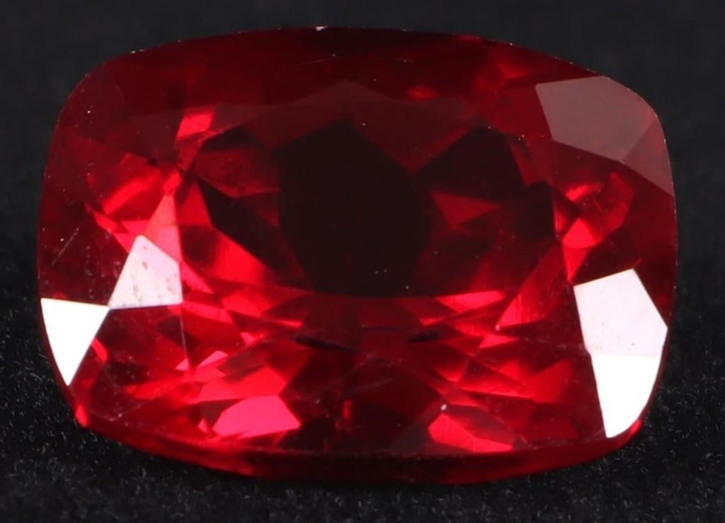 21.85CT LARGE CUSHION-CUT RED RUBY LOOSE GEMSTONE (1 of 4)
