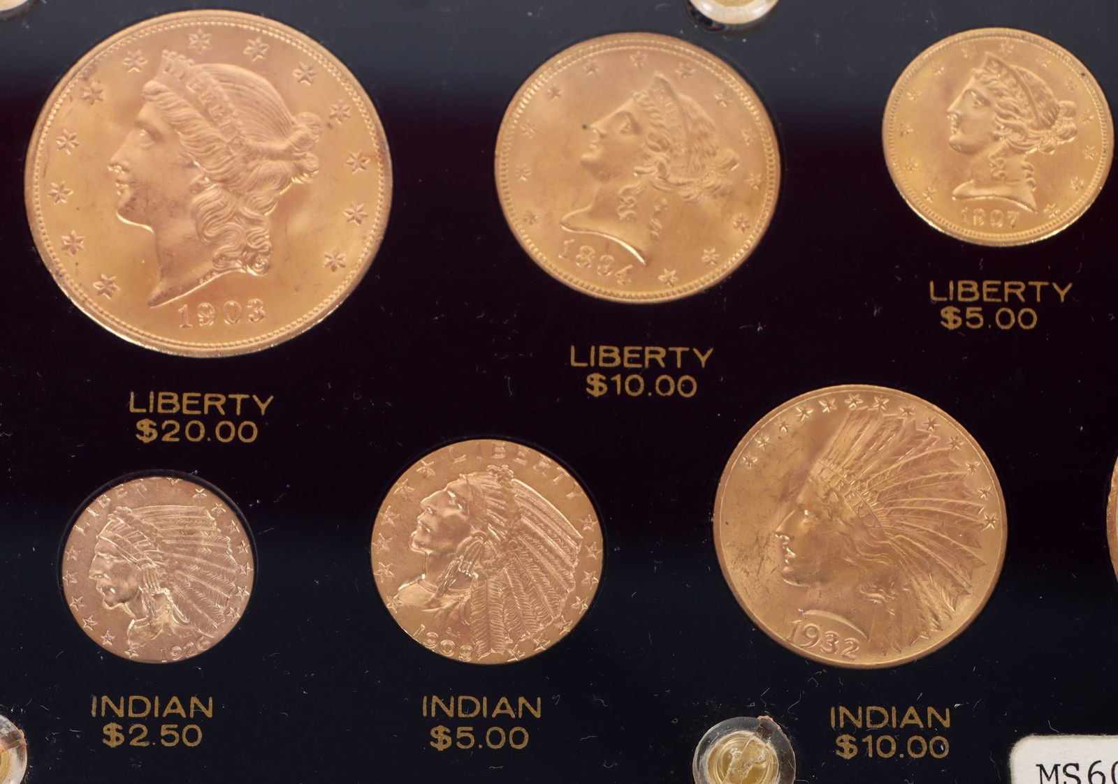 RARE PRE-1933 U.S. GOLD 8-COIN TYPE SET 3.628OZT - 3