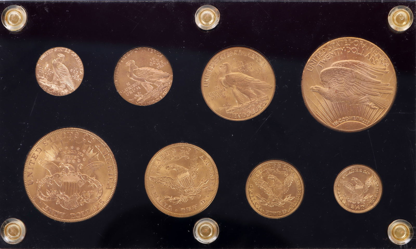 RARE PRE-1933 U.S. GOLD 8-COIN TYPE SET 3.628OZT - 4