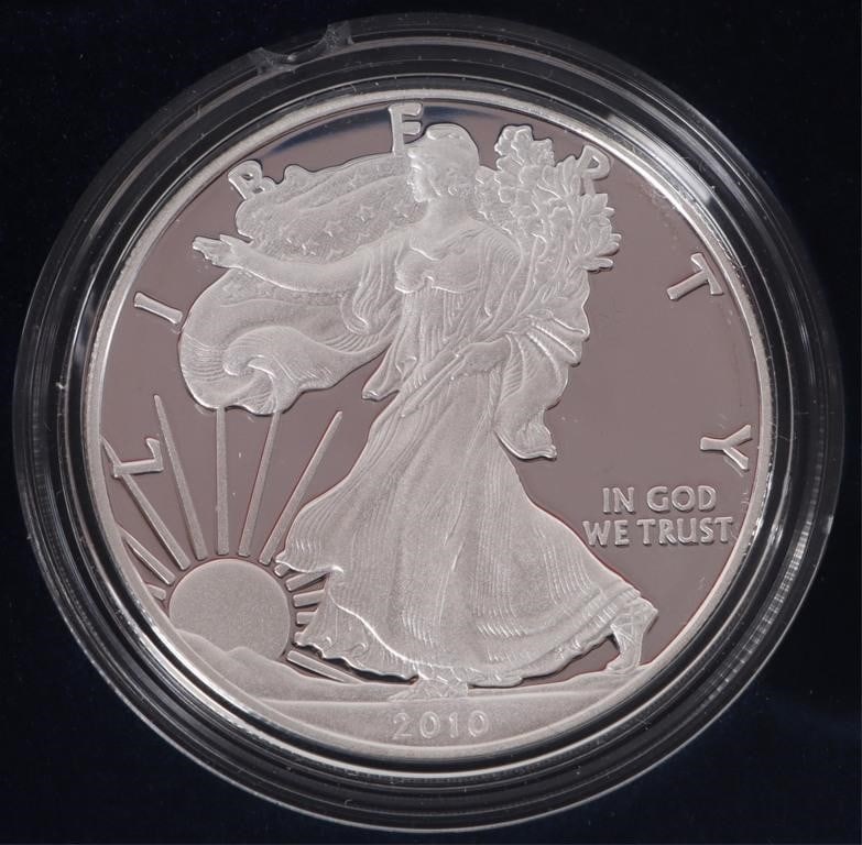 FINE SILVER PROOF 2010 & 2011 W AMERICAN EAGLES - 4