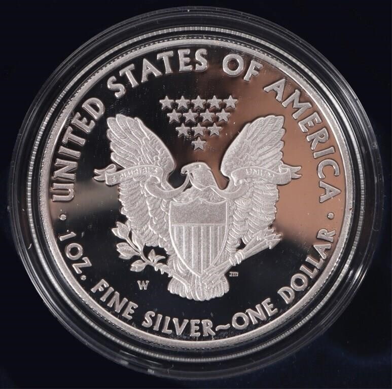 FINE SILVER PROOF 2010 & 2011 W AMERICAN EAGLES - 5