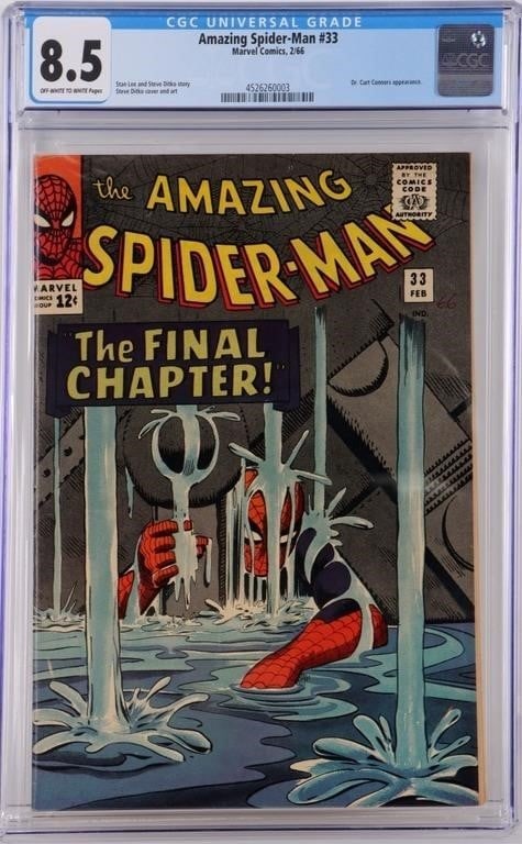 AMAZING SPIDER-MAN #33 CLASSIC COVER CGC GRADE 8.5 (1 of 4)