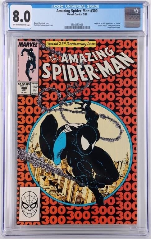 AMAZING SPIDER-MAN #300 1ST FULL APP VENOM CGC 8.0 (1 of 4)