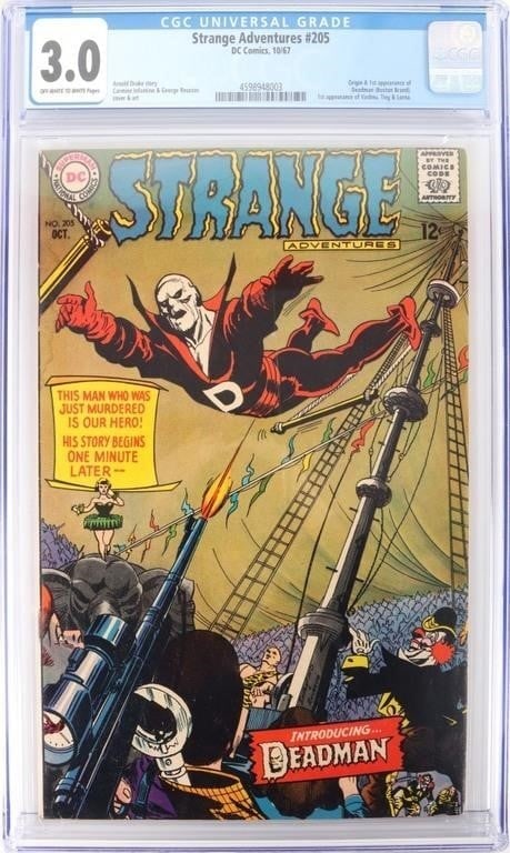 DC STRANGE ADVENTURES #205 1ST APP DEADMAN CGC 3.0 (1 of 3)