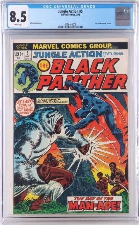 JUNGLE ACTION #5 CGC 8.5 BLACK PANTHER COMIC (1 of 4)