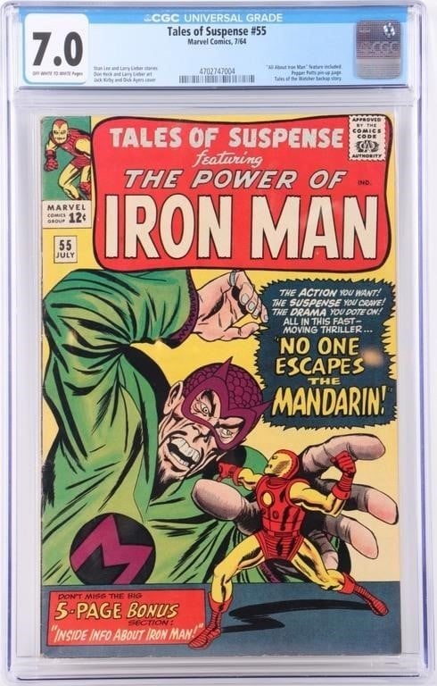 TALES OF SUSPENSE #55 SILVER AGE MARVEL CGC 7.0 (1 of 4)
