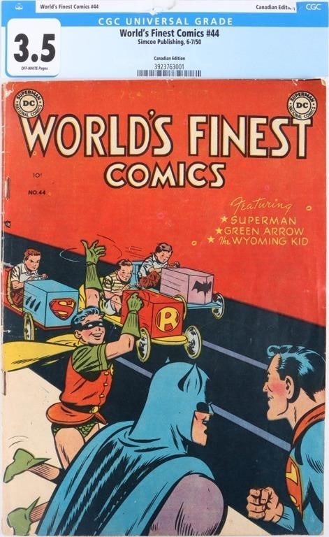 WORLD'S FINEST COMICS #44 CGC 3.5 DC GOLDEN AGE (1 of 4)