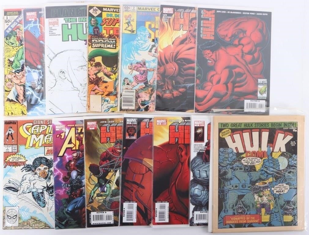 ASSORTED MARVEL BRONZE/MODERN AGE COMICS - (16) (1 of 6)