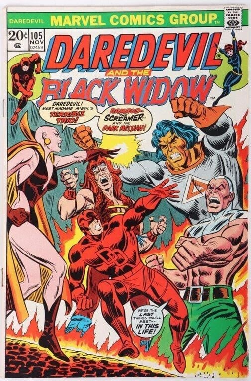 DAREDEVIL #105 MARVEL 1973 1ST APP. MOONDRAGON (1 of 5)