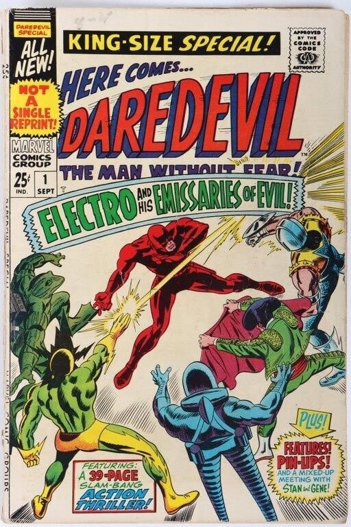 DAREDEVIL KING-SIZE SPECIAL #1 MARVEL 1967 (1 of 5)