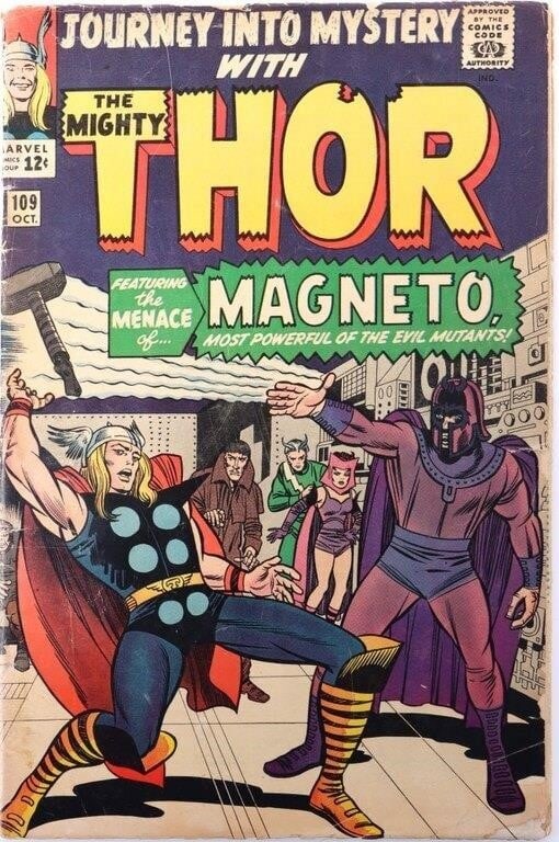 JOURNEY INTO MYSTERY #109 MARVEL 1964 MAGNETO APP. (1 of 5)