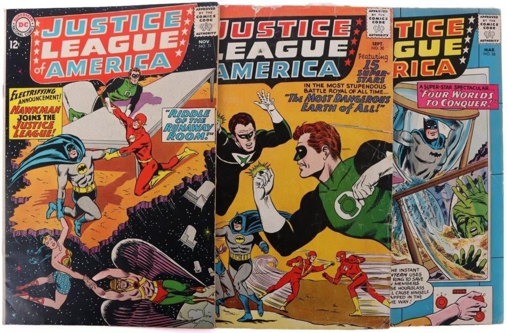 JUSTICE LEAGUE OF AMERICA #26, 30 & 31 (1 of 10)
