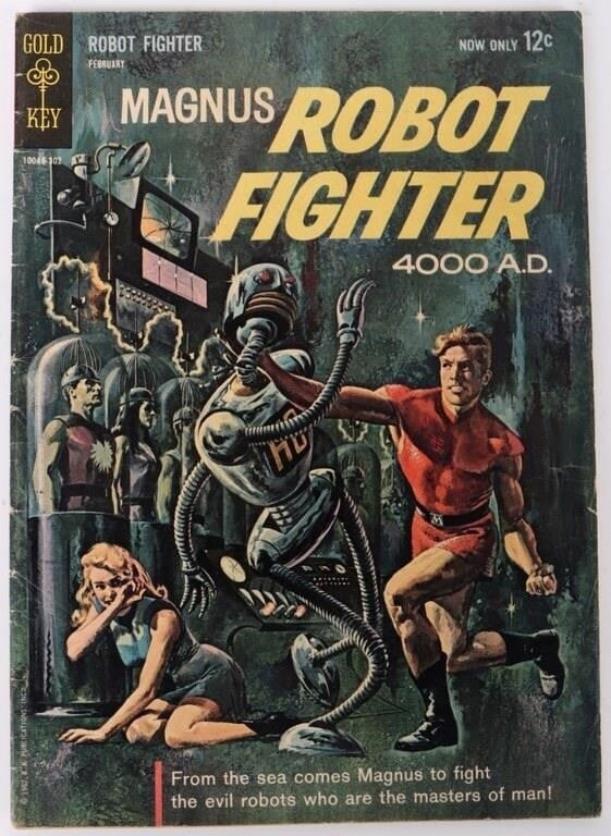 MAGNUS ROBOT FIGHTER 4000 AD #1 GOLD KEY COMIC (1 of 5)