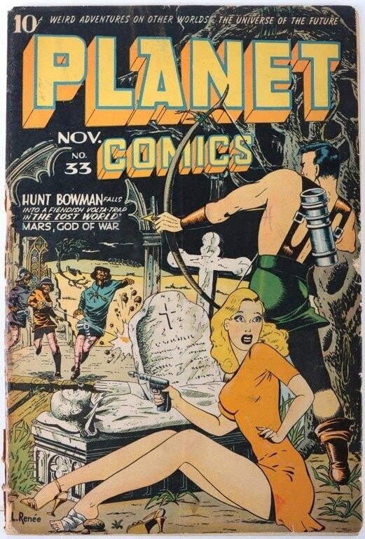 PLANET COMICS #33 (1944) GOLDEN AGE COMIC (1 of 5)