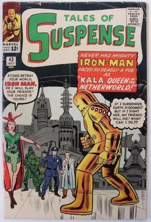 TALES OF SUSPENSE #43 EARLY IRON MAN GOLD SUIT (1 of 5)