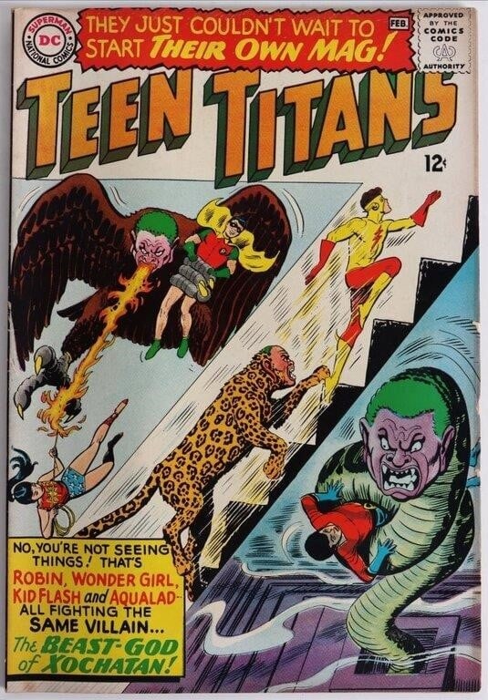 TEEN TITANS #1 1966 SILVER AGE DC COMIC (1 of 5)