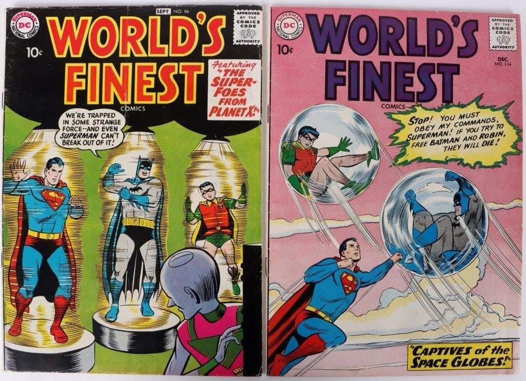 DC WORLD'S FINEST COMICS ISSUE #96 & #114 (1 of 7)